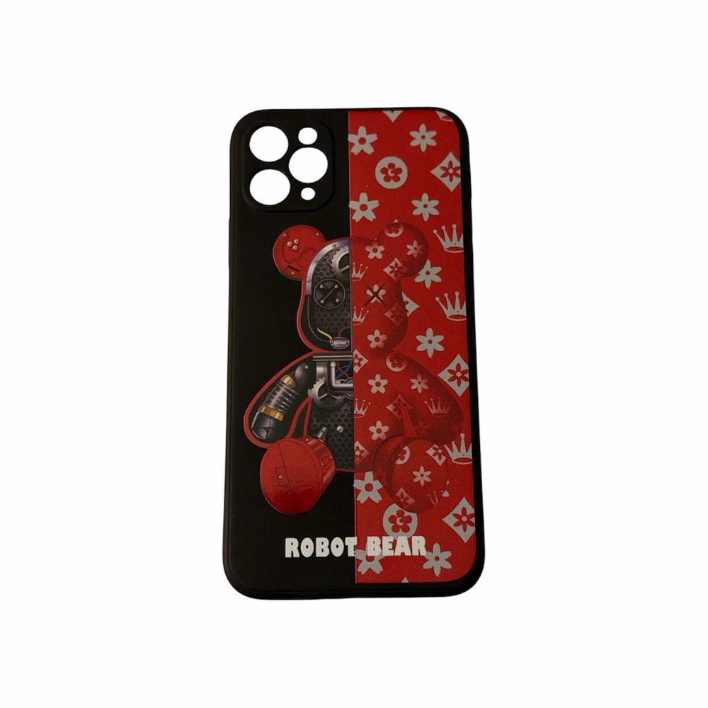 Robot Bear Red Phone Case iPhone 11 Pro Max